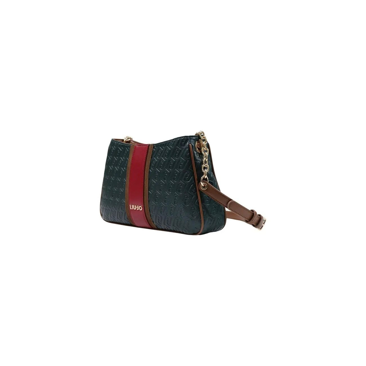 Liu Jo Women Green Utility Shoulder Bag Stylish Zip Secure Premium Look by Liu Jo