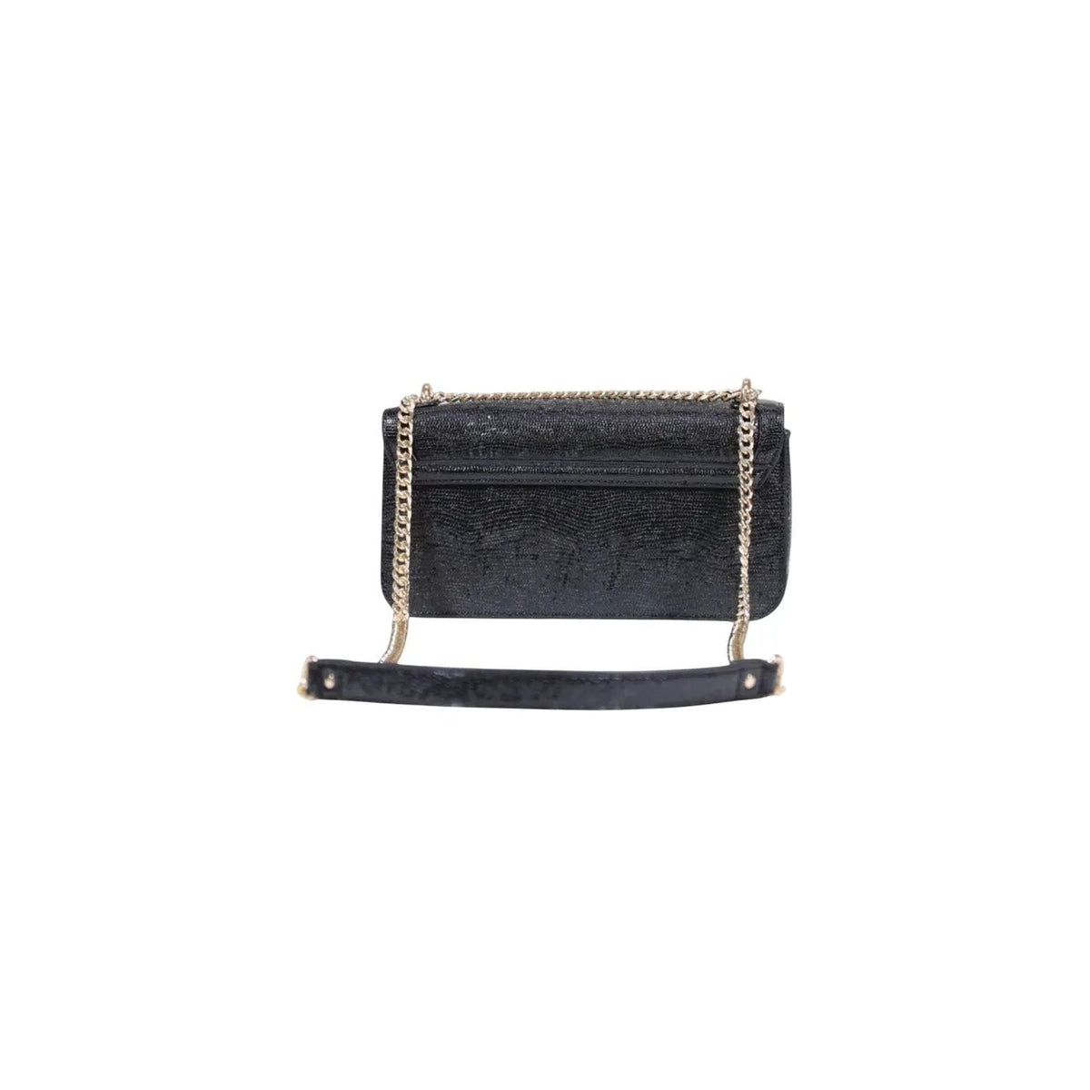 Liu Jo Women Black Elegant Crossbody Bag With Chain Strap Magnet Closure by Liu Jo