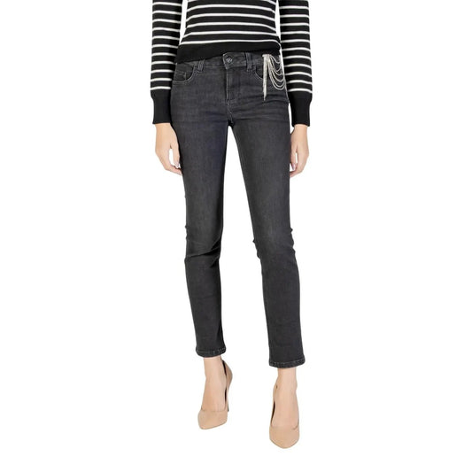 Liu Jo Women Black Stretch Jeans Slim Fit Elegant Denim Fashion by Liu Jo