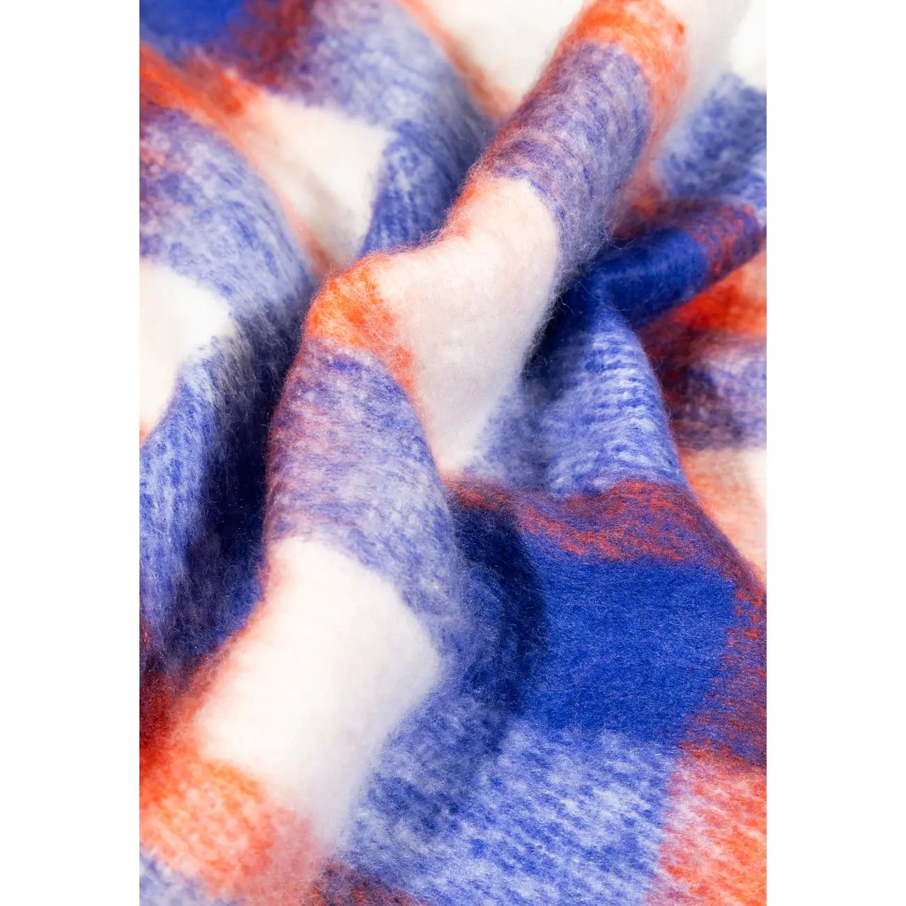 Only Women Warm Winter Plaid Scarf Stylish Soft Polyester Fringe Wrap by Only