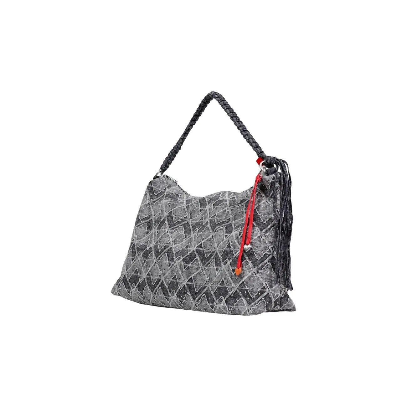 Desigual Women Cotton Handbag Stylish Geometric Pattern Zip Fastening by Desigual