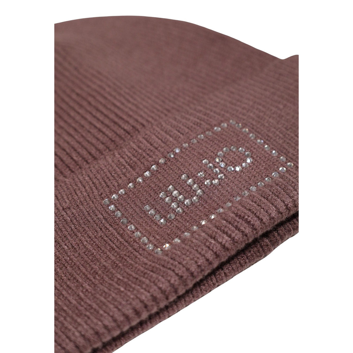 Liu Jo Women Brown Cashmere Blend Luxurious Ribbed Knit Winter Cap by Liu Jo