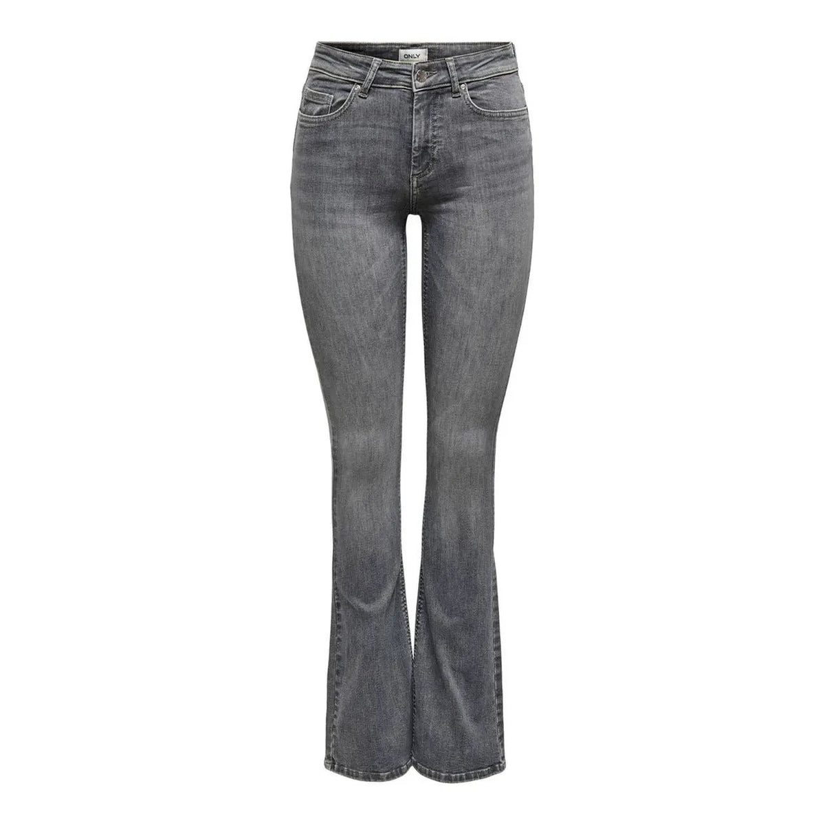 Only Women Grey Stretch Jeans Premium Cotton Lycra Blend Comfortable Casual Design by Only