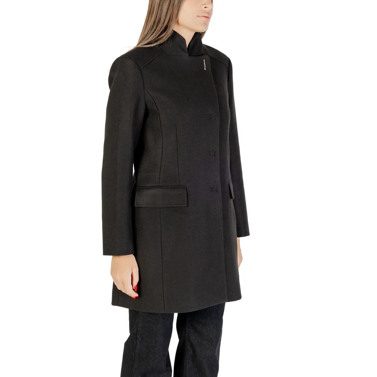 Liu Jo Sophisticated Women Coat Featuring Warm Wool Blend Design by Liu Jo