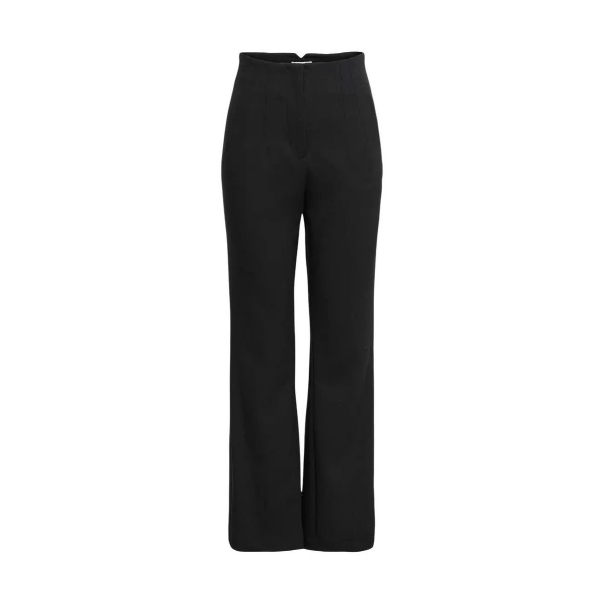 Only Women Black Stretch Straight Leg Trousers Elegant Summer Fashion by Only